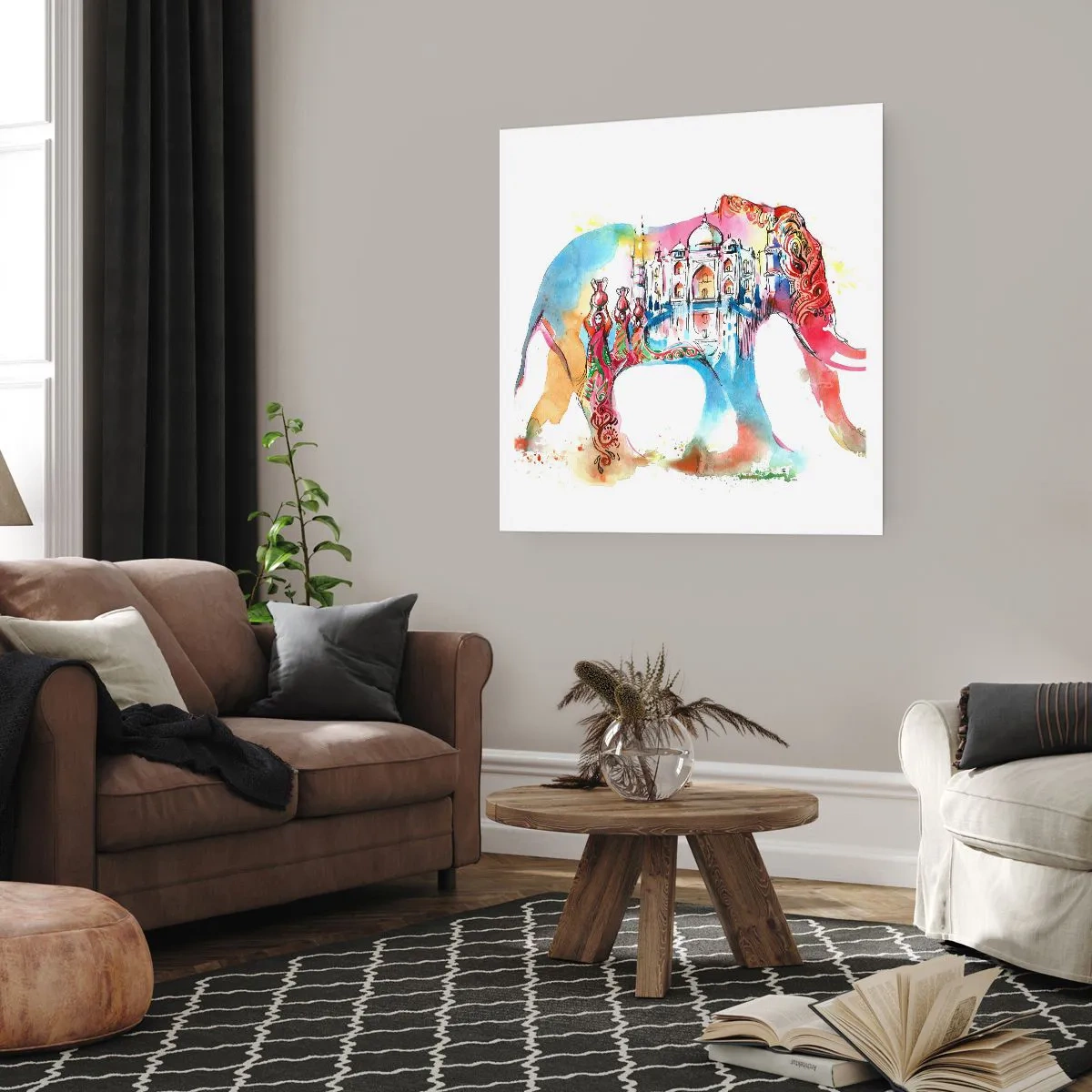 Poster - Indien – die Aura der Liebe - 40x40 cm