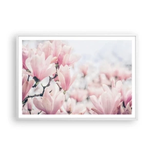 Poster in einem weißen Rahmen - Das Ideal der Subtilität - 100x70 cm