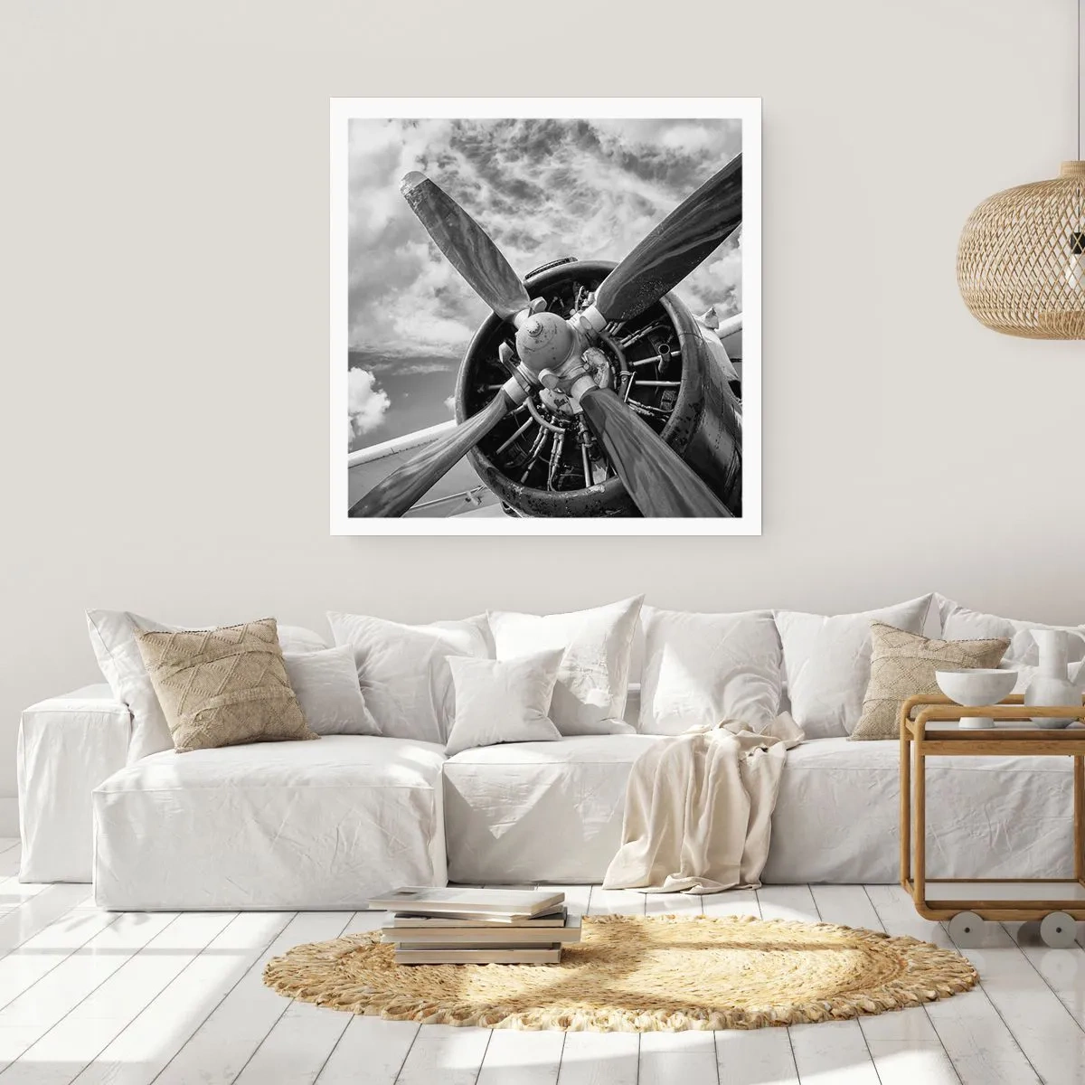 Poster - Eroberer der Lüfte - 60x60 cm