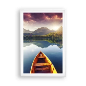 Poster in einem weißen Rahmen - Nichts gegen die Natur - 61x91 cm