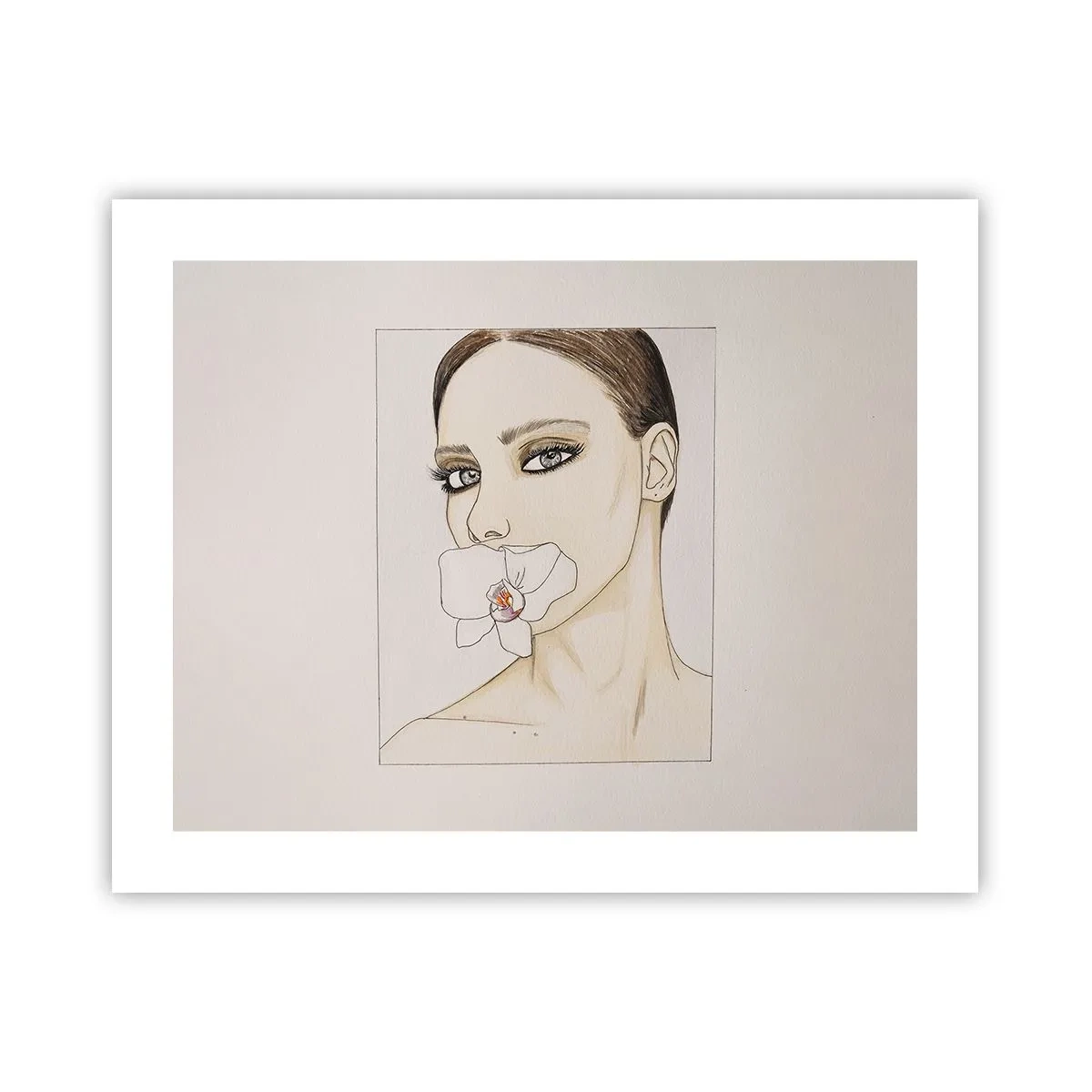 Poster - Ein Symbol für Eleganz und Schönheit - 50x40 cm