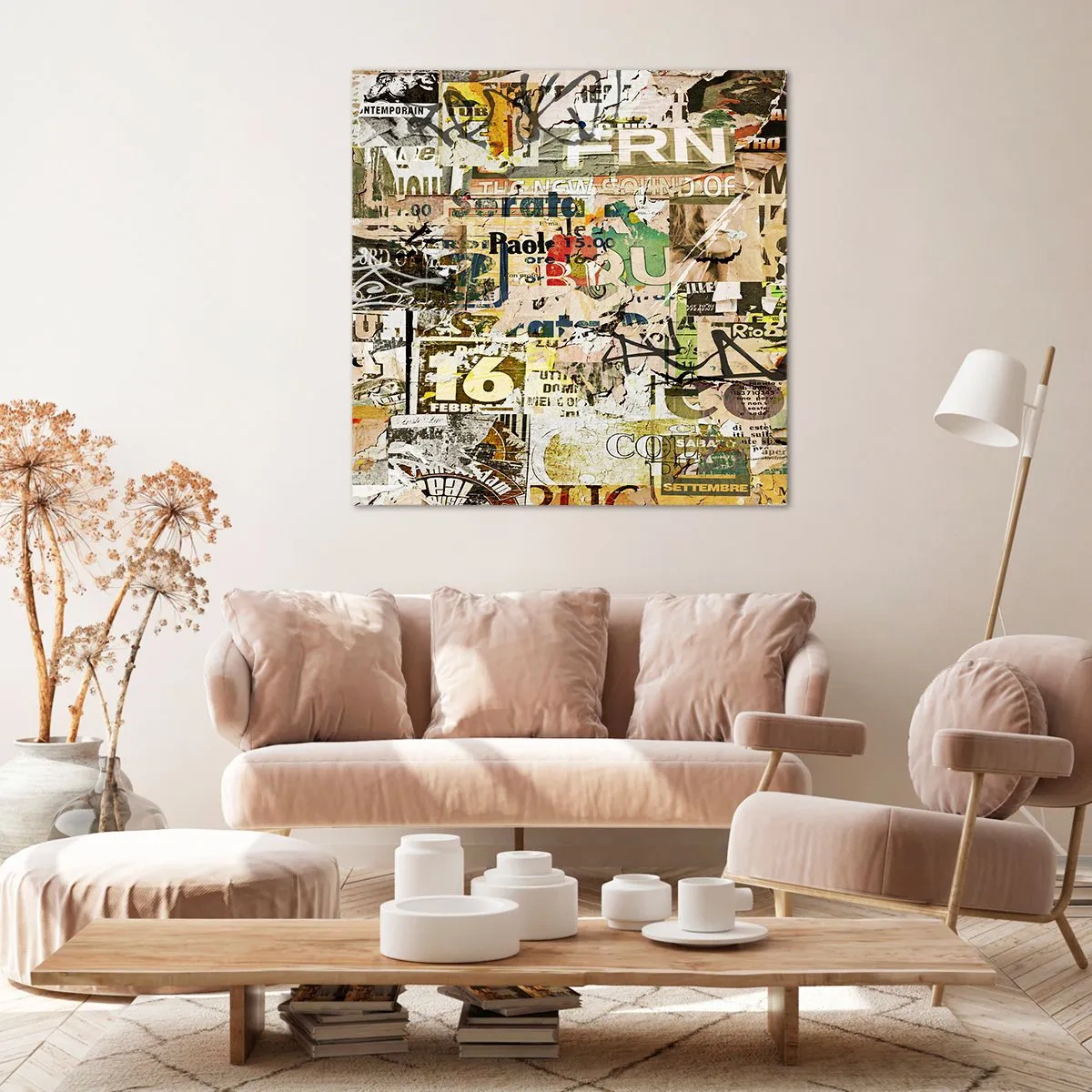 Bild auf Leinwand - Leinwandbild - Ach, es passiert... - 60x60 cm