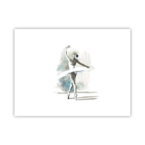 Poster - In einen Schwan verzaubert - 40x30 cm