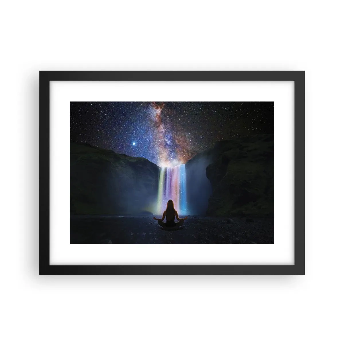 Poster in einem schwarzem Rahmen - Absolute Harmonie - 40x30 cm