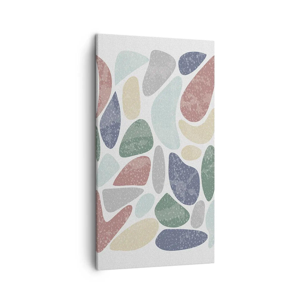 Bild auf Leinwand - Leinwandbild - Mosaik aus pulverförmigen Farben - 45x80 cm