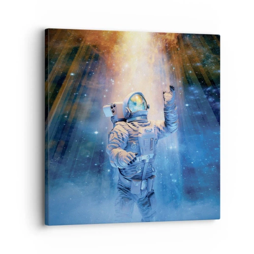 Bild auf Leinwand - Leinwandbild - Endlich am Ende - 30x30 cm