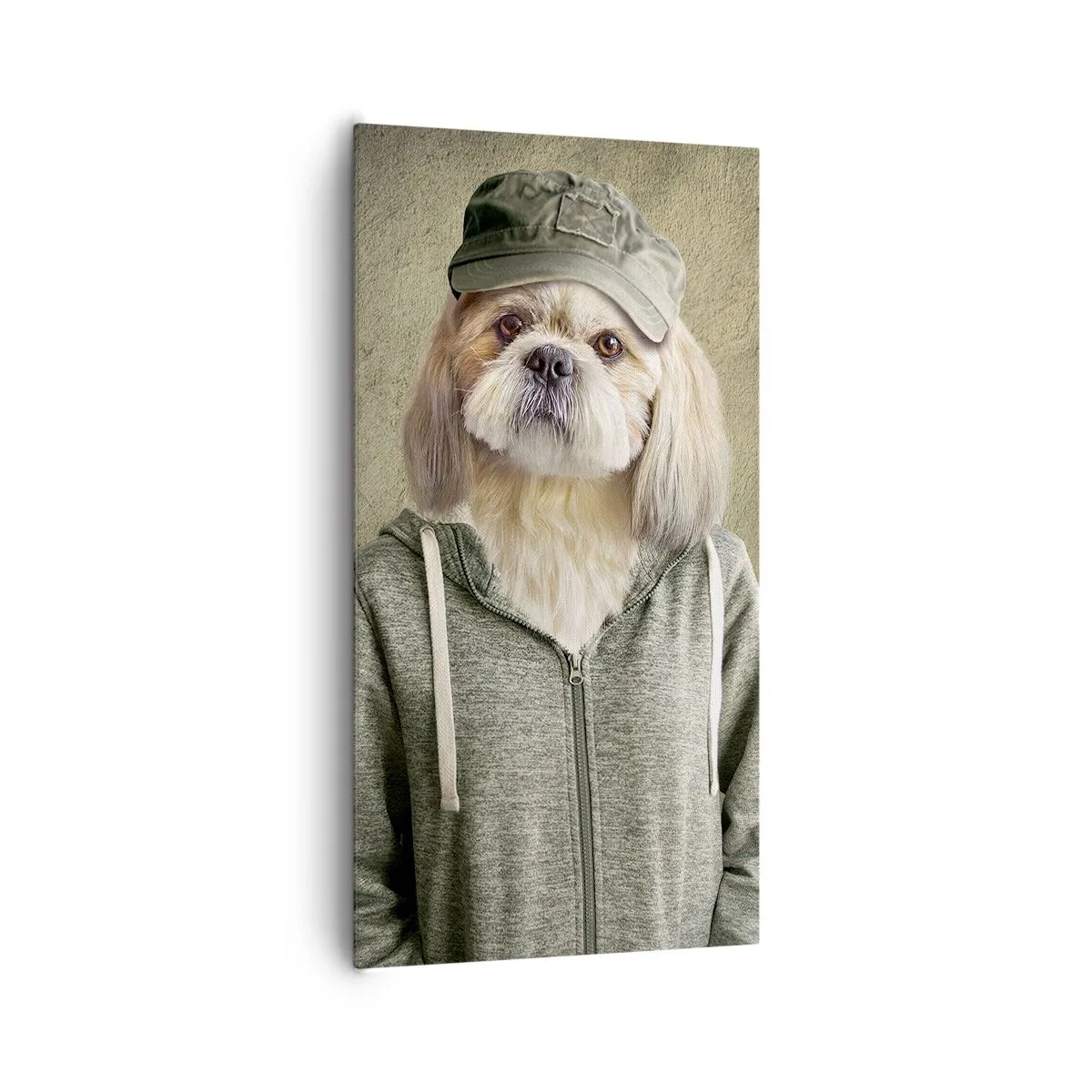 Bild auf Leinwand - Leinwandbild - ich bevorzuge Gelassenheit - 65x120 cm