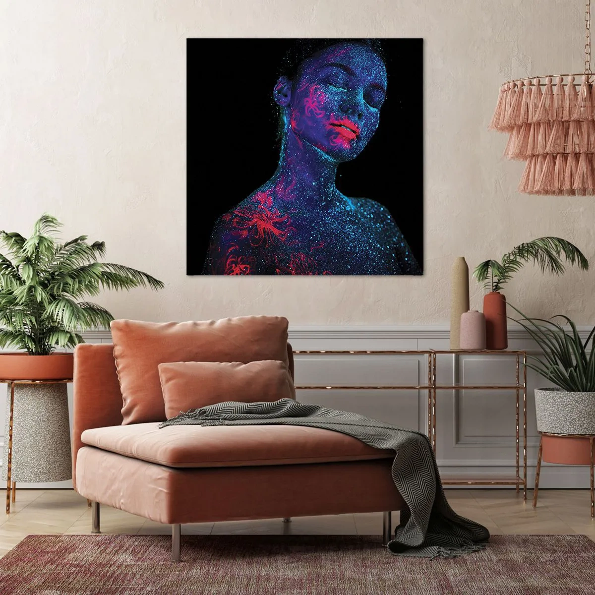 Bild auf Leinwand - Leinwandbild - Im Sternenstaub - 70x70 cm