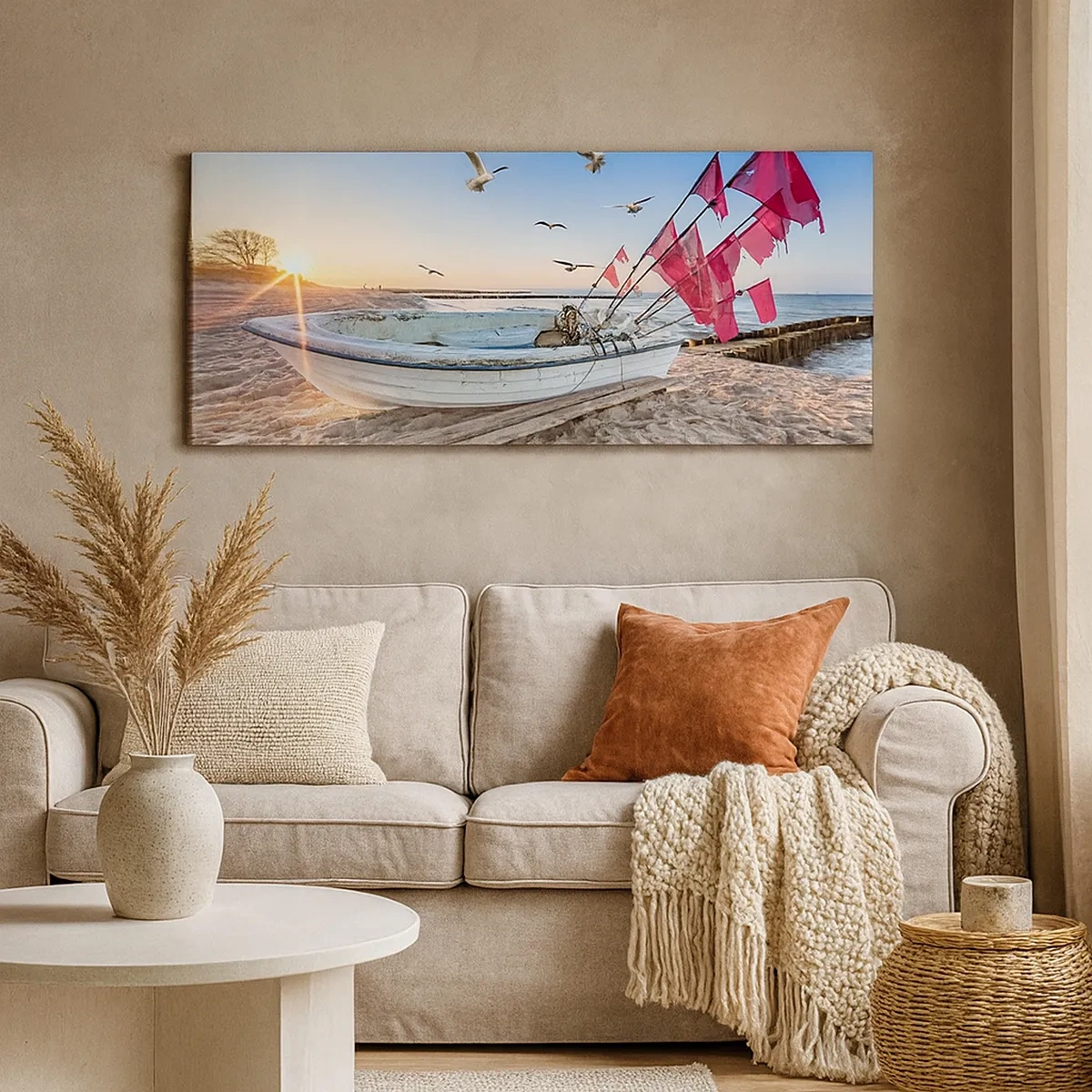 Bild auf Leinwand - Leinwandbild - Wohlverdiente Ruhe - 30x30 cm