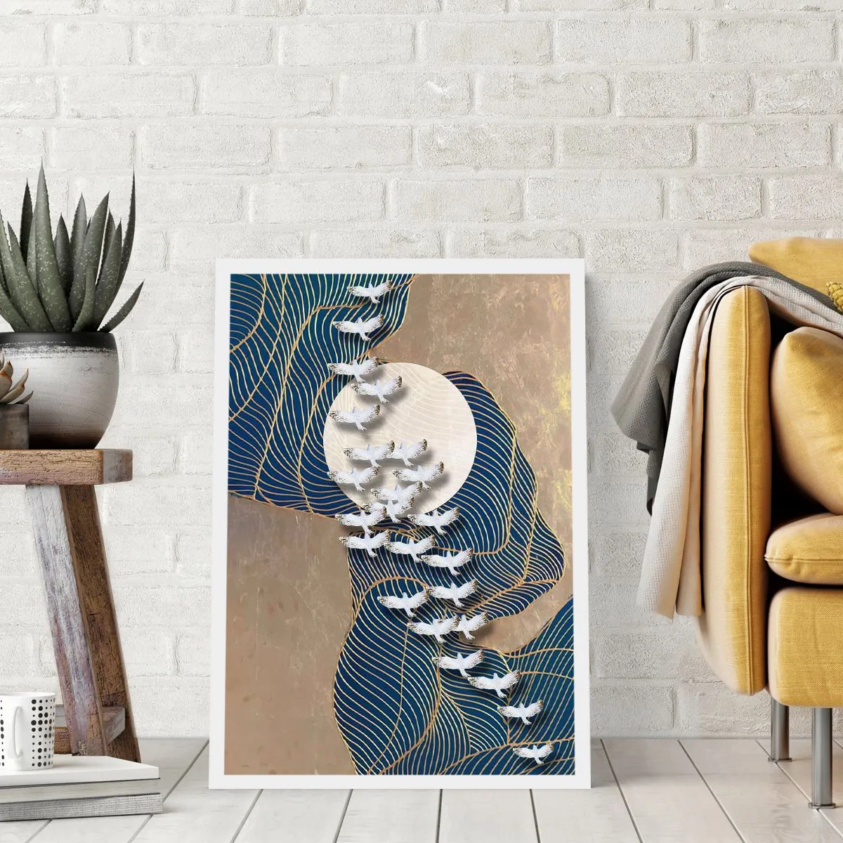 Poster - Freiheit, Wandern, Gemeinschaft - 40x50 cm