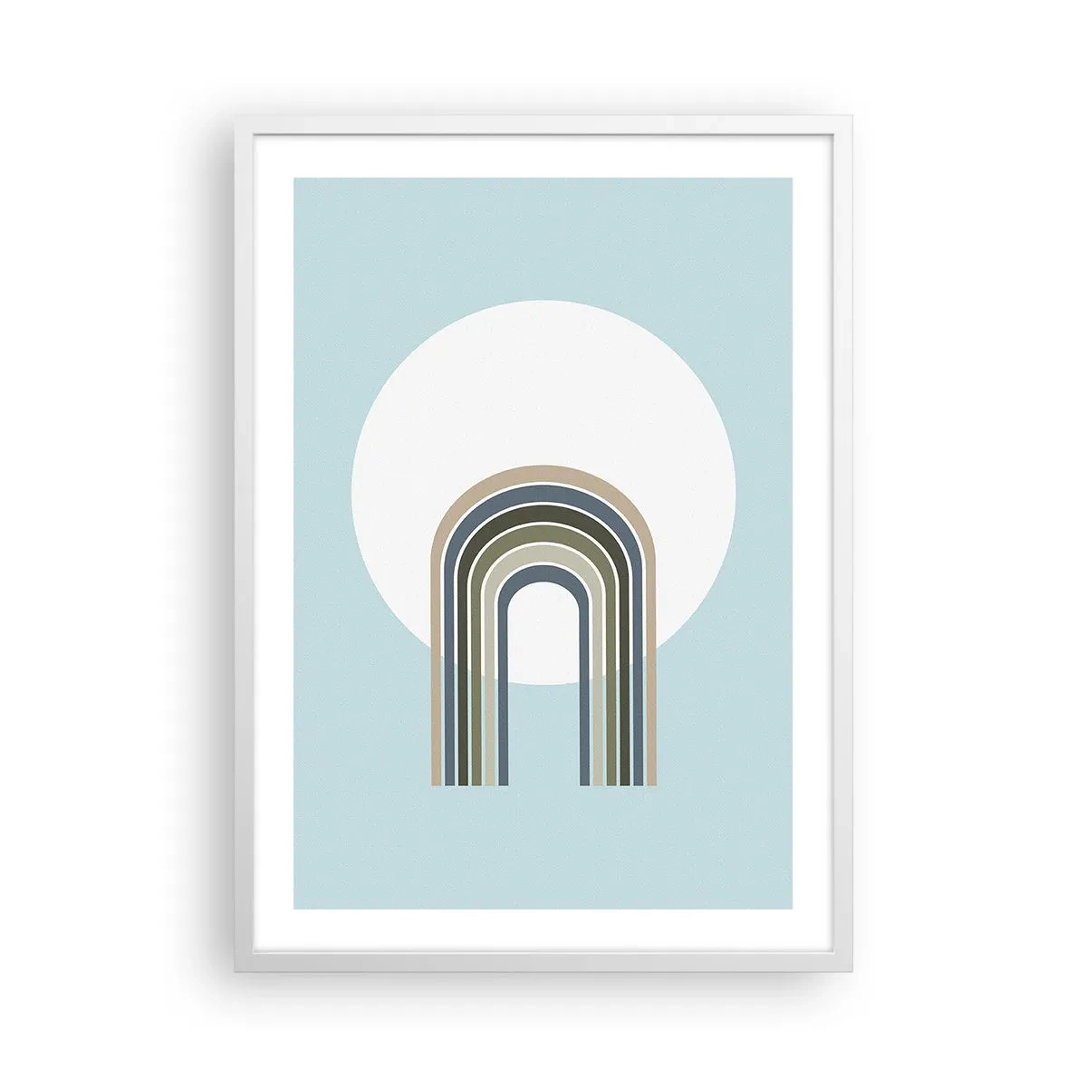 Poster in einem weißen Rahmen - Unwiderstehliche Anziehungskraft - 50x70 cm