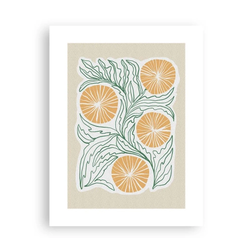 Poster - Ethnisch mit einem Hauch von Abstraktion - 30x40 cm