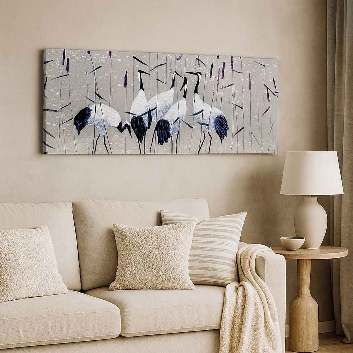 Bild auf Leinwand - Leinwandbild - Unter ihren eigenen - 100x40 cm