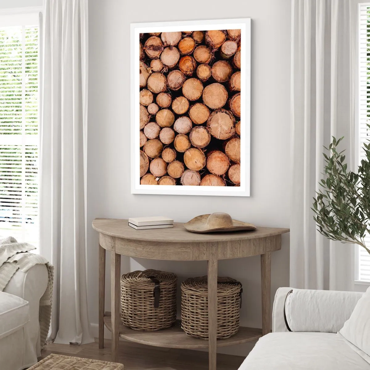 Poster in einem weißen Rahmen - Ein neuer Anfang - 30x40 cm