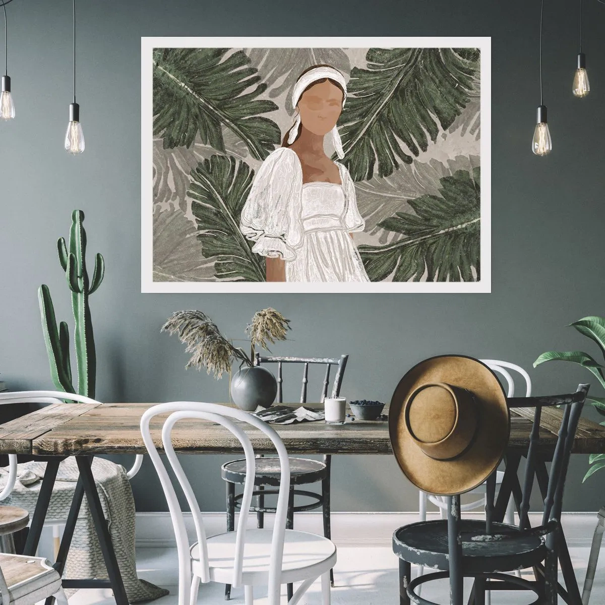 Poster - Exotisches Porträt - 50x40 cm