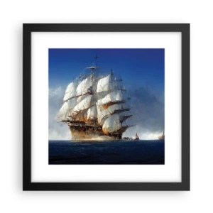 Poster in einem schwarzem Rahmen - Der große Ruhm! - 30x30 cm