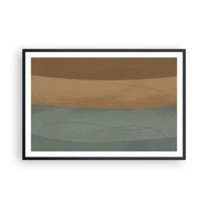 Poster in einem schwarzem Rahmen - Horizontale Komposition - 91x61 cm