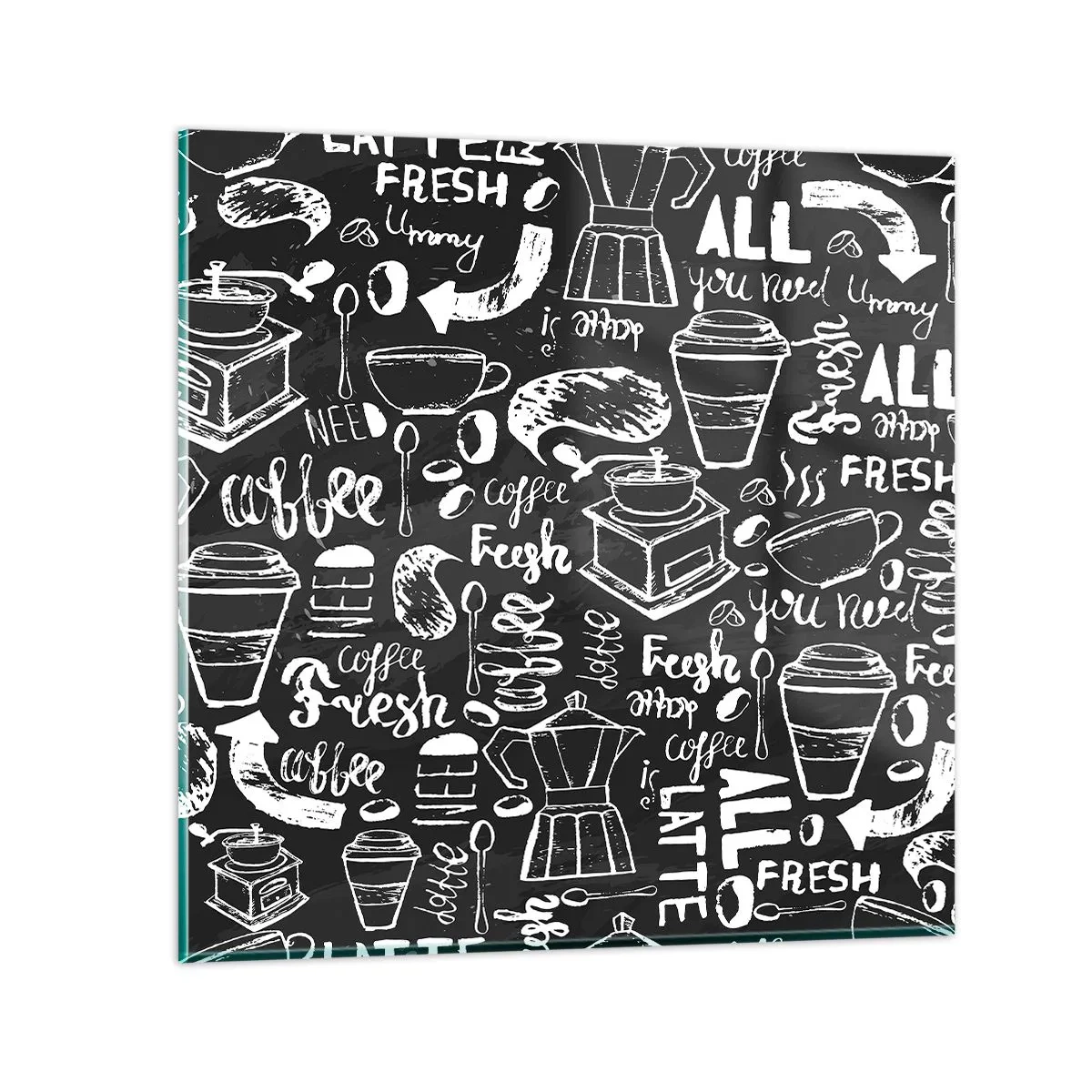 Glasbild - Bild auf glas - Alles was Sie brauchen ist… - 70x70 cm