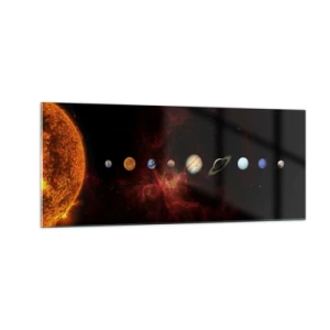 Glasbild - Bild auf glas - Unsere Nachbarschaft - 100x40 cm