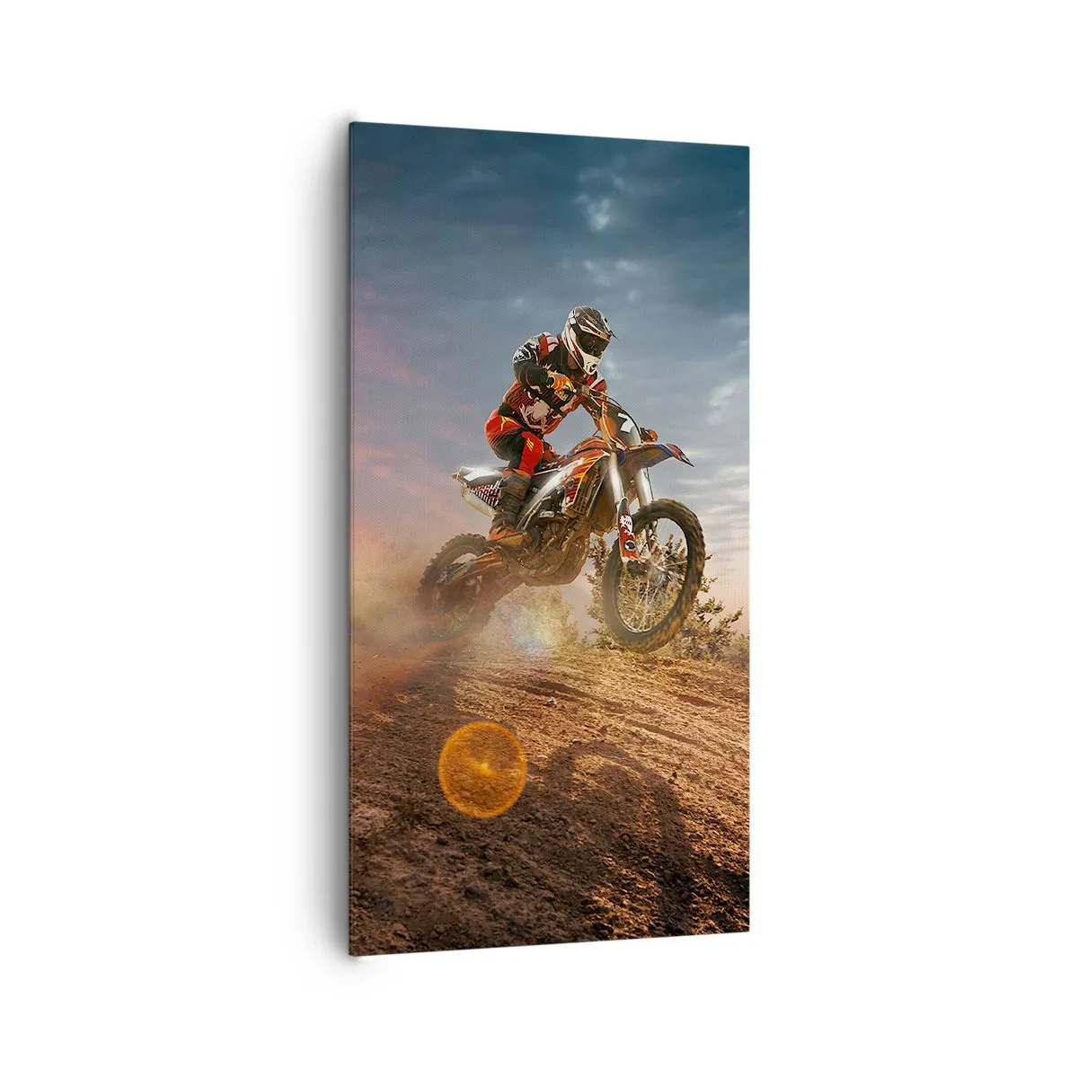 Bild auf Leinwand - Leinwandbild - Für den Sieg - 65x120 cm