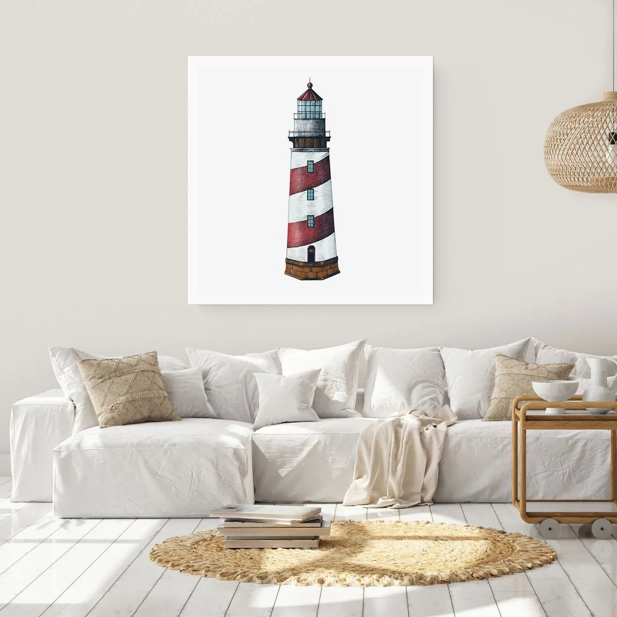 Poster - Immer auf der Hut - 30x30 cm