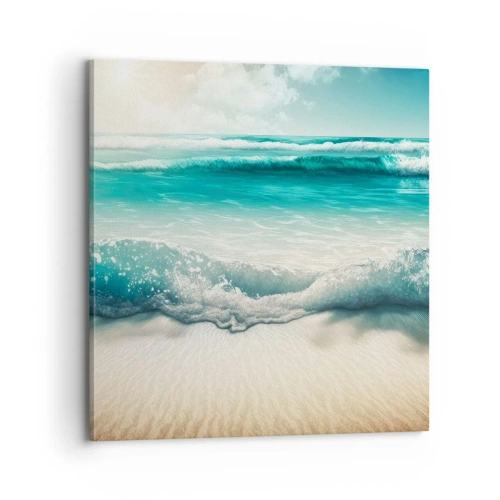 Bild auf Leinwand - Leinwandbild - Frieden des Ozeans - 70x70 cm