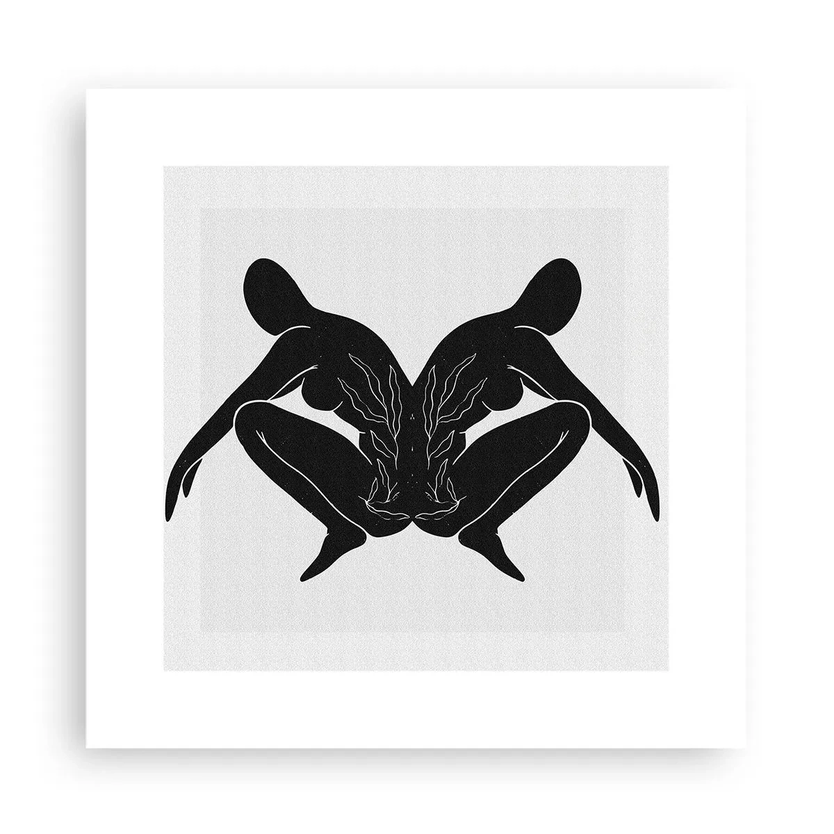 Poster - Gemeinsame Seele - 30x30 cm