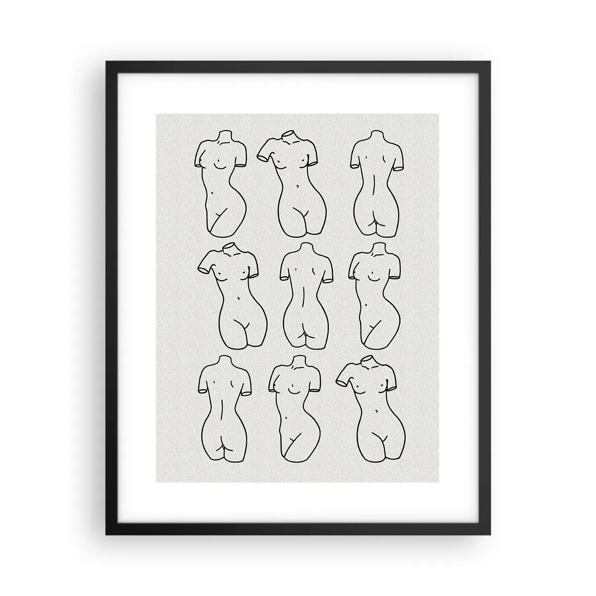 Poster in einem schwarzem Rahmen - Nur Venus - 40x50 cm