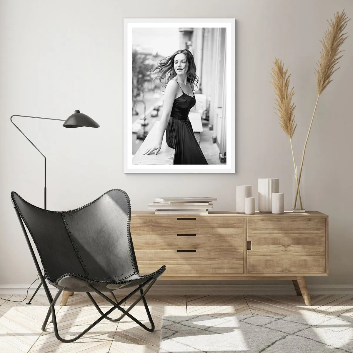 Poster in einem weißen Rahmen - Bestimmt ein Pariser - 61x91 cm