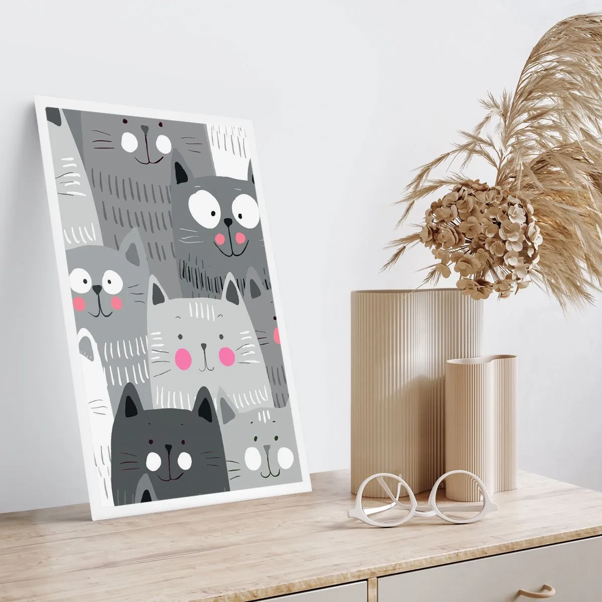 Poster - Katzenwelt - 40x50 cm