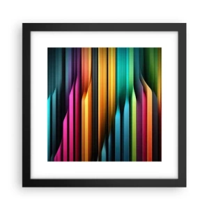 Poster in einem schwarzem Rahmen - Lichtorgan - 30x30 cm