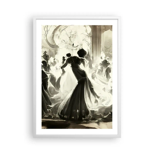 Poster in einem weißen Rahmen - Die große Maskerade - 50x70 cm