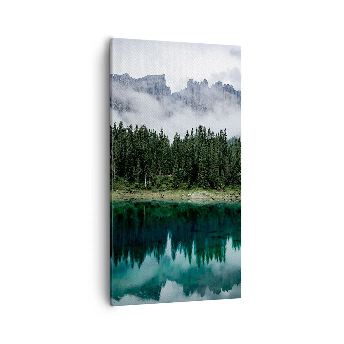 Bild auf Leinwand - Leinwandbild - Leise, leise, lass uns das Trinkwasser nicht wecken ... - 55x100 cm