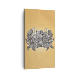 Bild auf Leinwand - Leinwandbild - Geschichten von Mr. Krabs - 45x80 cm