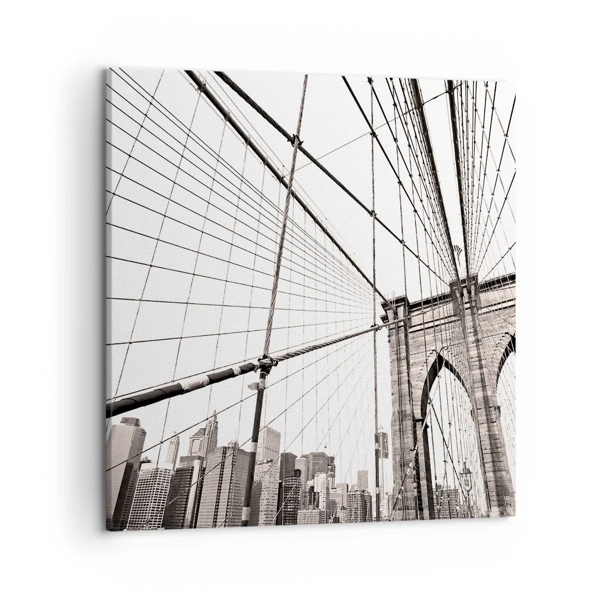 Bild auf Leinwand - Leinwandbild - New Yorker Kathedrale - 50x50 cm