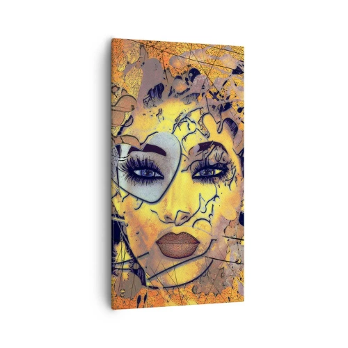 Bild auf Leinwand - Leinwandbild - Sonnige Schönheit - 55x100 cm