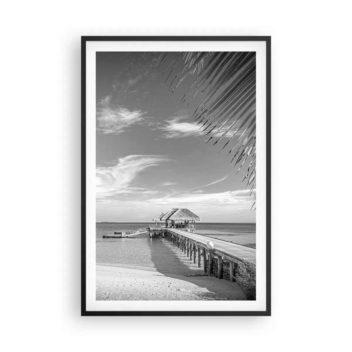 Poster in einem schwarzem Rahmen - Erinnerung oder Traum? - 61x91 cm