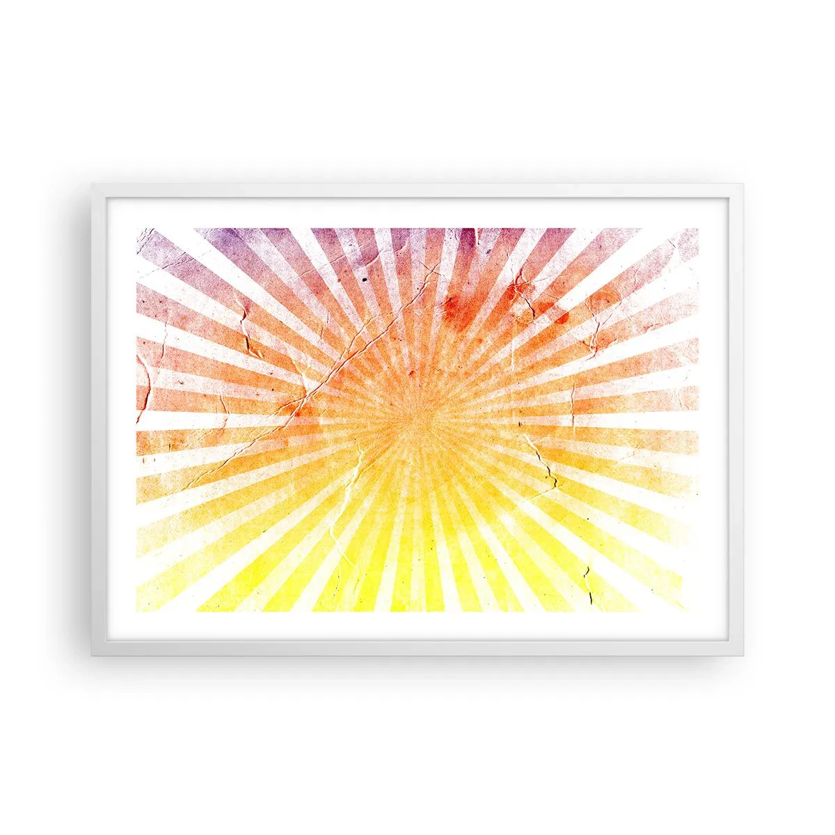Poster in einem weißen Rahmen - Sonnenaufgänge und Sonnenuntergänge - 70x50 cm