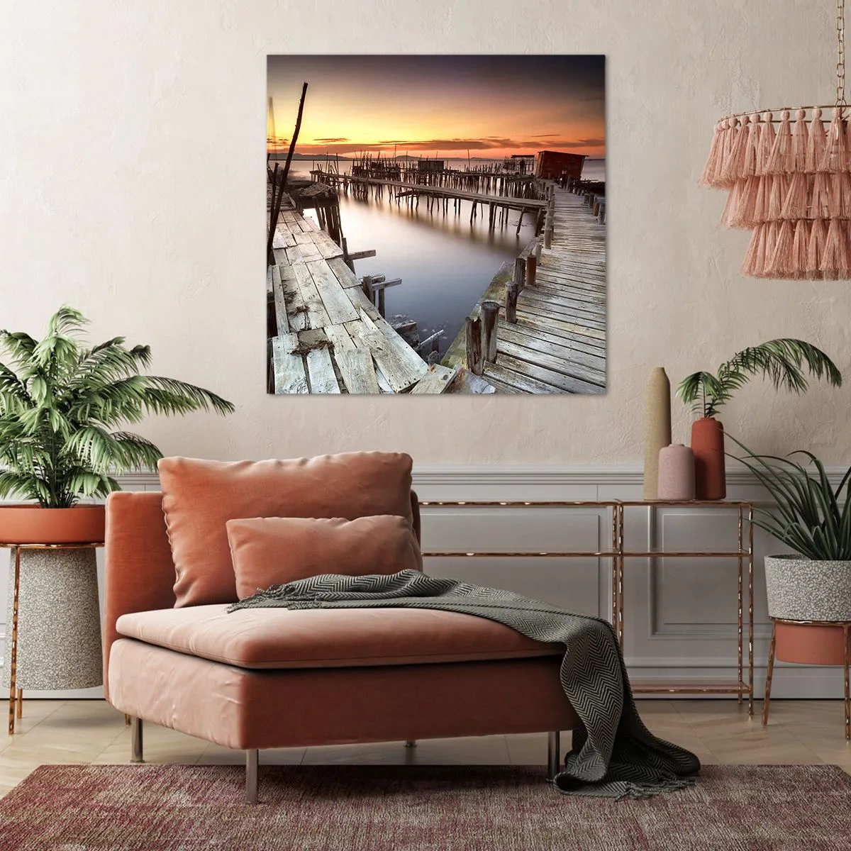 Bild auf Leinwand - Leinwandbild - Authentisch, keine Touristenattrappe - 60x60 cm