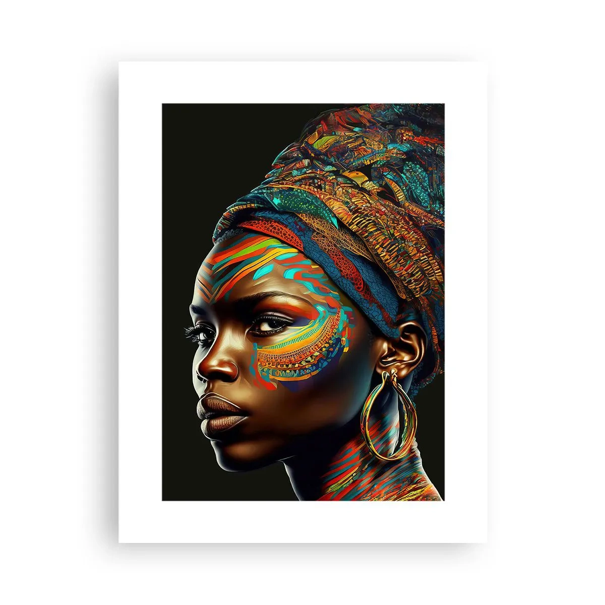 Poster - Afrikanische Königin - 30x40 cm