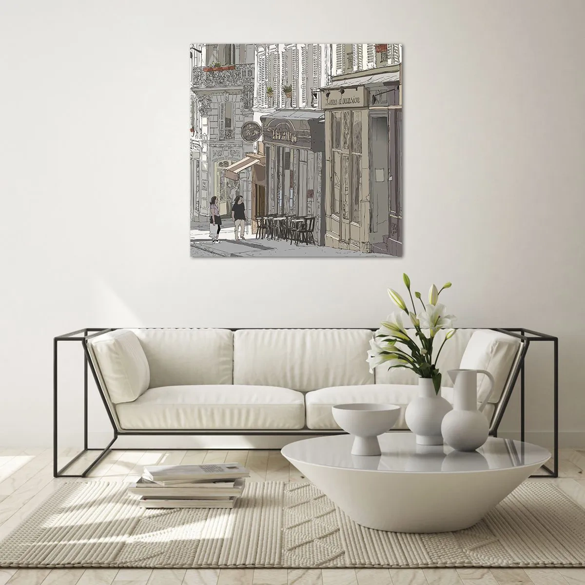 Glasbild - Bild auf glas - Stadtfreuden - 50x50 cm