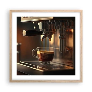 Poster in einem Rahmen aus heller Eiche - Sinnliche Mischung - 50x50 cm