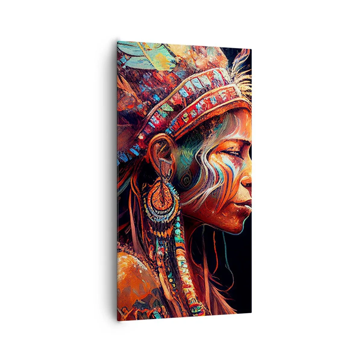 Bild auf Leinwand - Leinwandbild - Magisches Ritual - 65x120 cm