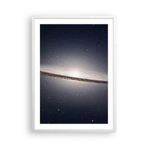 Poster in einem weißen Rahmen - Vor langer Zeit in einer weit entfernten Galaxie ... - 50x70 cm