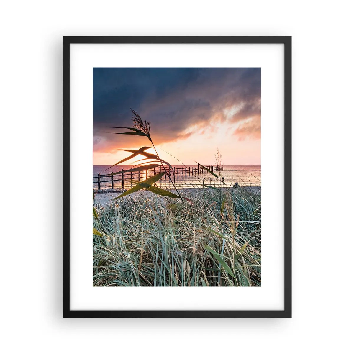 Poster in einem schwarzem Rahmen - Es vergeht nicht mit dem Wind - 40x50 cm