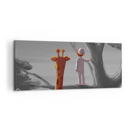 Bild auf Leinwand - Leinwandbild - Das passiert wirklich - 100x40 cm