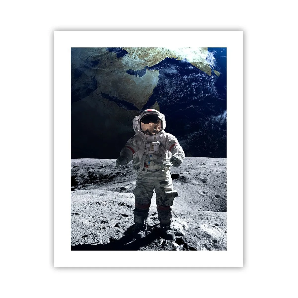 Poster - Grüße vom Mond - 40x50 cm