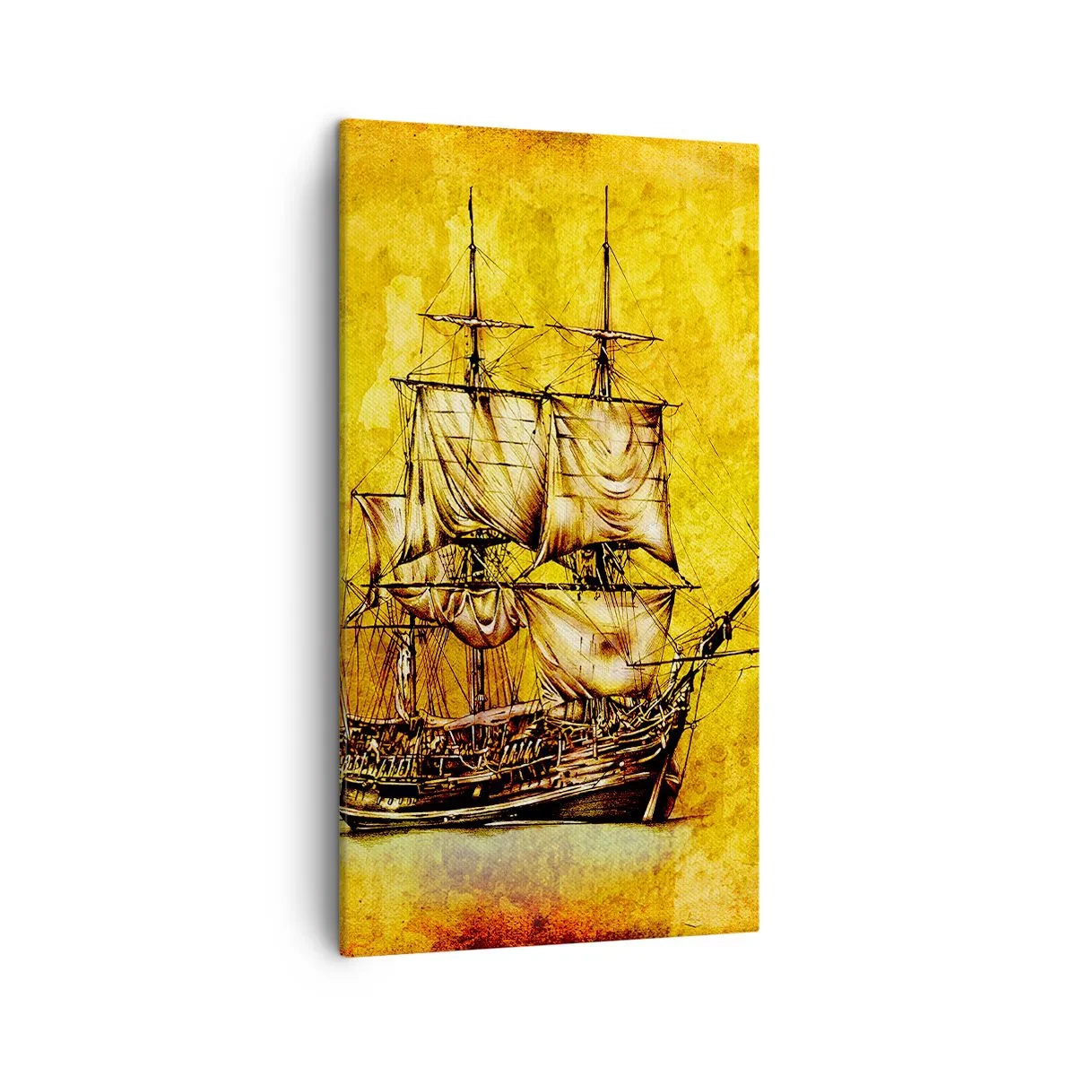 Bild auf Leinwand - Leinwandbild - Richtung Tortuga! - 45x80 cm