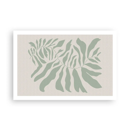 Poster - Smaragdzweig - 91x61 cm