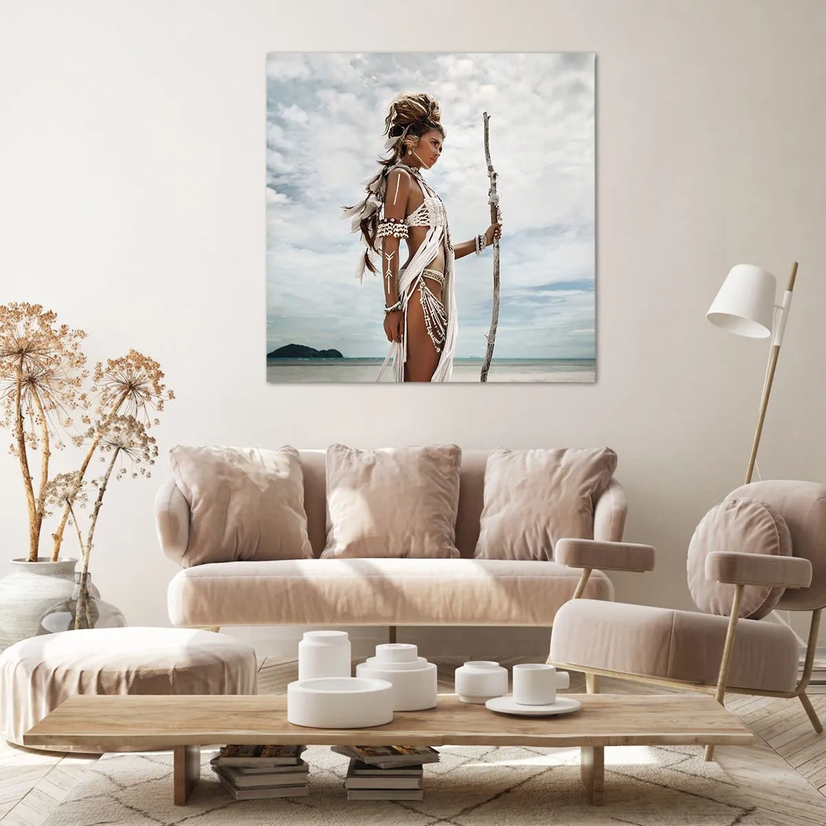 Bild auf Leinwand - Leinwandbild - Königin der Tropen - 50x50 cm